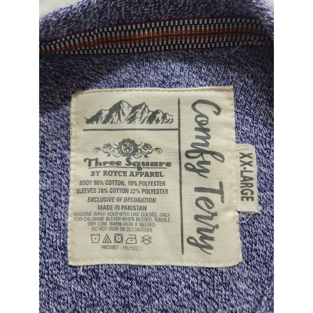 LSU Tigers Raglan Long Sleeve Comfy Terry Sweatshirt XX-Large Gameday Tailgate - Picture 2 of 10